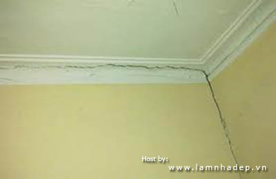 Cách khắc phục trần, mái bê tông bị nứt, thấm, dột